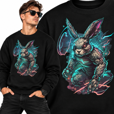 BLUZA  ZWIERZĘTA   BAD RABIT